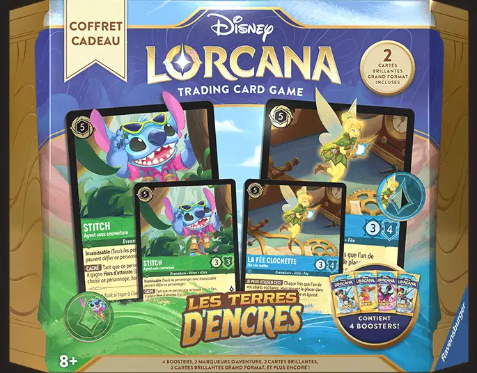 Coffret Cadeau Disney Lorcana FR : Les Terres d'Encres (Max 1 par personnes)