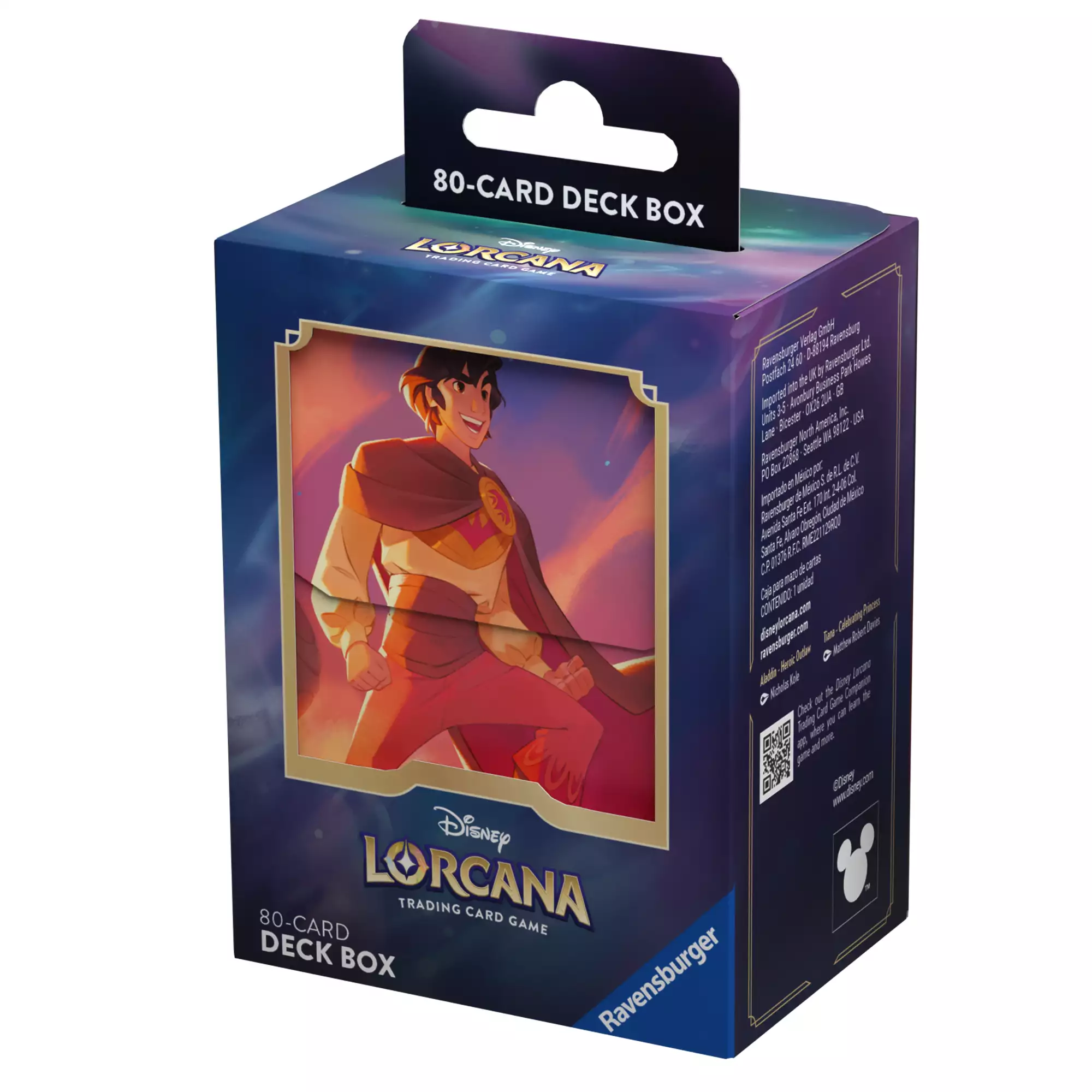 Deck box Lorcana : Les Terres d'Encres : Aladin