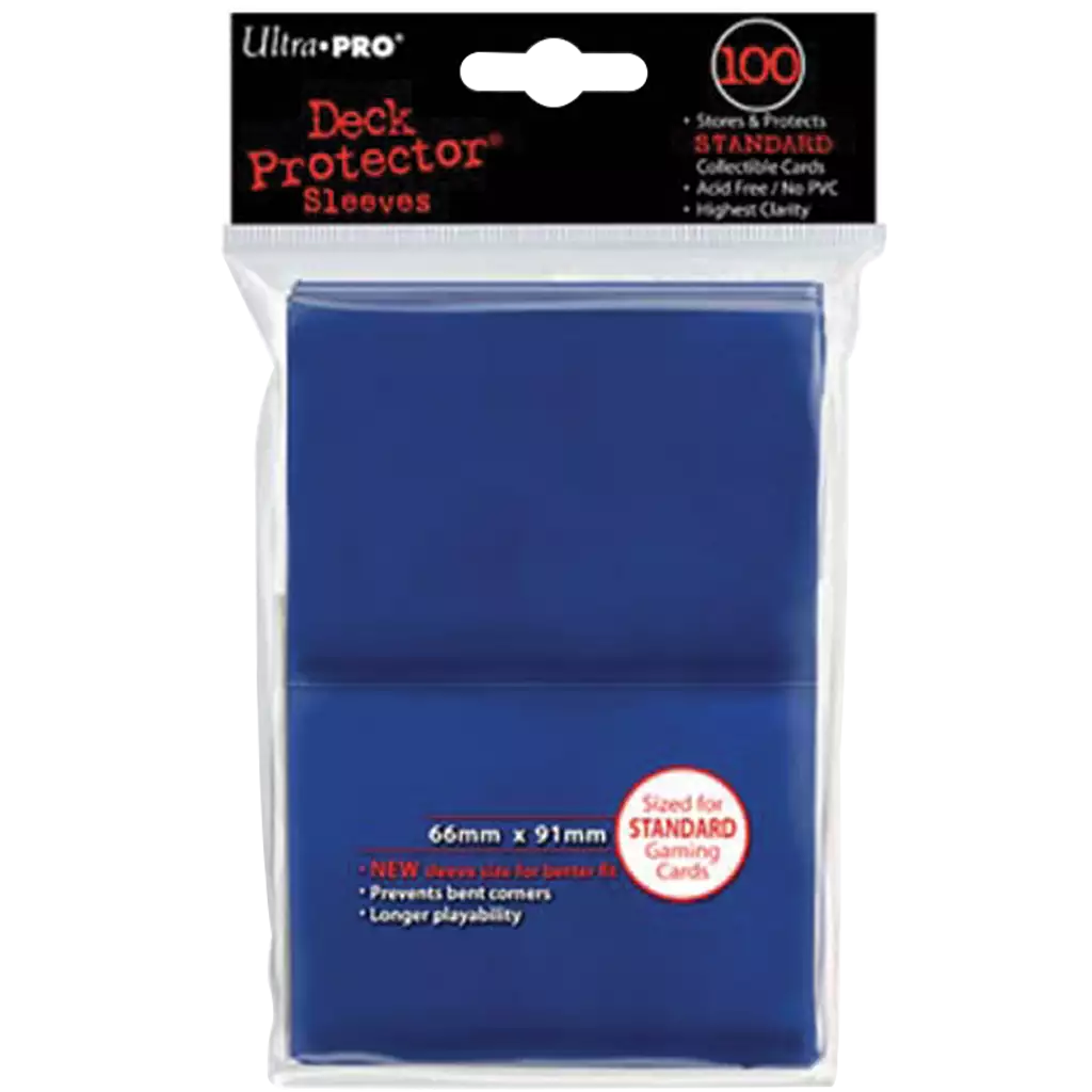 Sleeve - Ultra PRO - Protèges Cartes - Format Standard - Bleu Foncé - par 100