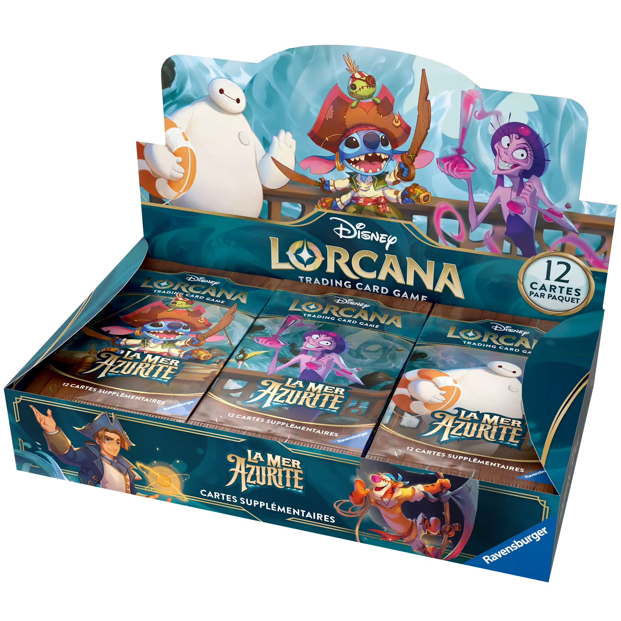 Display Disney Lorcana Set 6: La mer azurite (24 boosters)