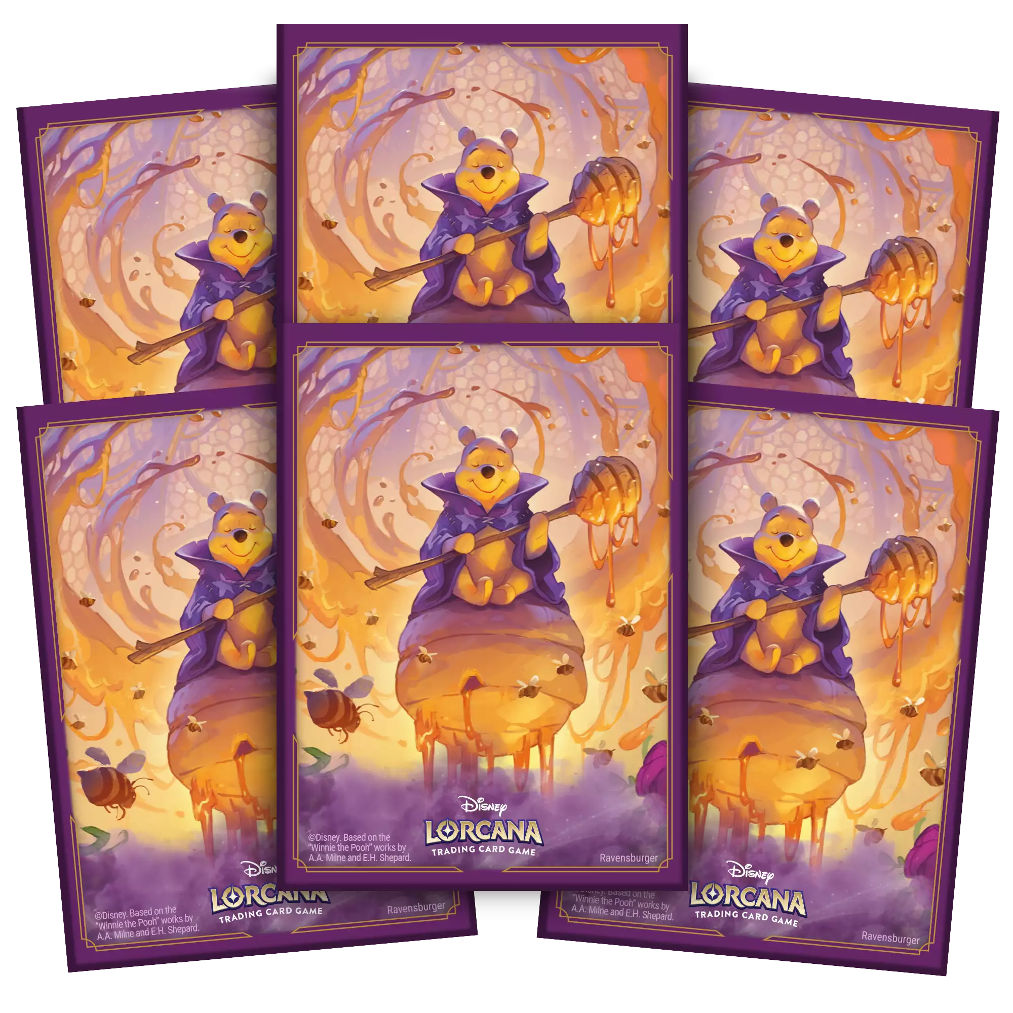 Sleeves Winnie L'ourson - Protèges cartes Disney Lorcana