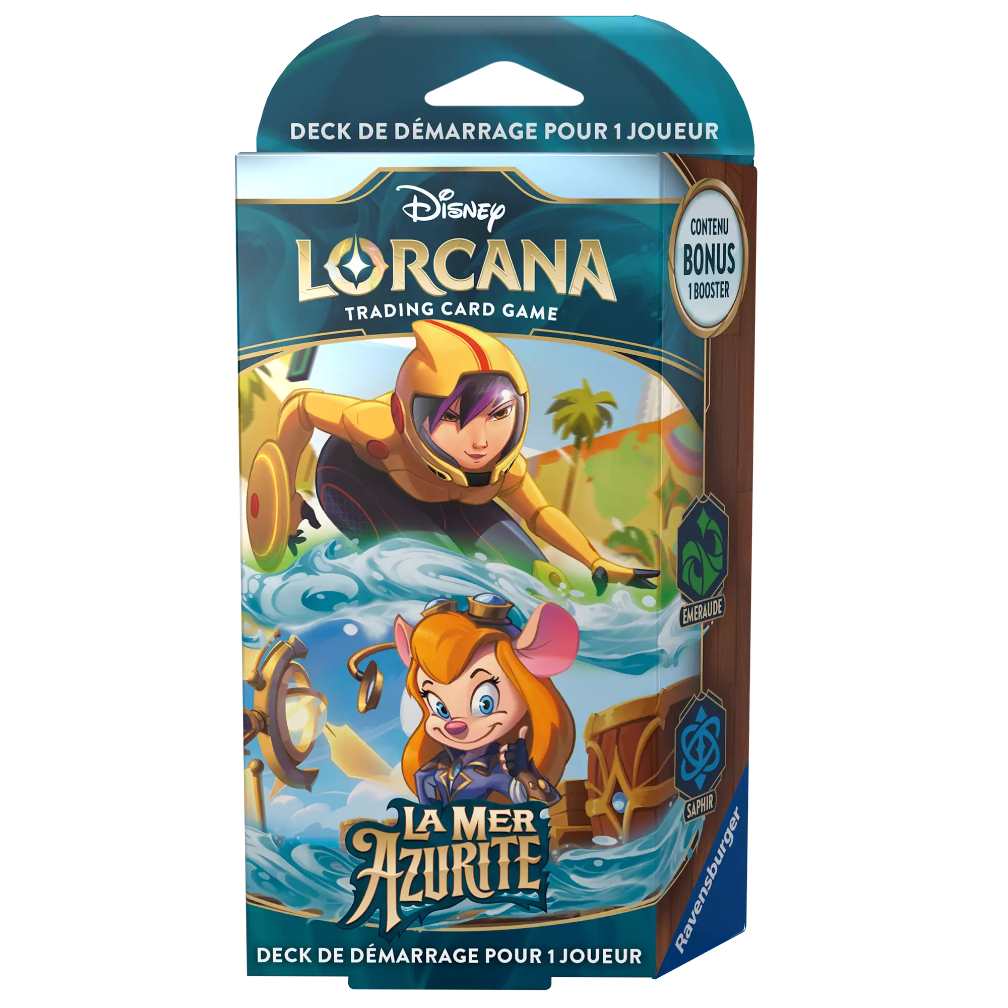 Deck de démarrage Lorcana set 6: Emeraude - Saphir